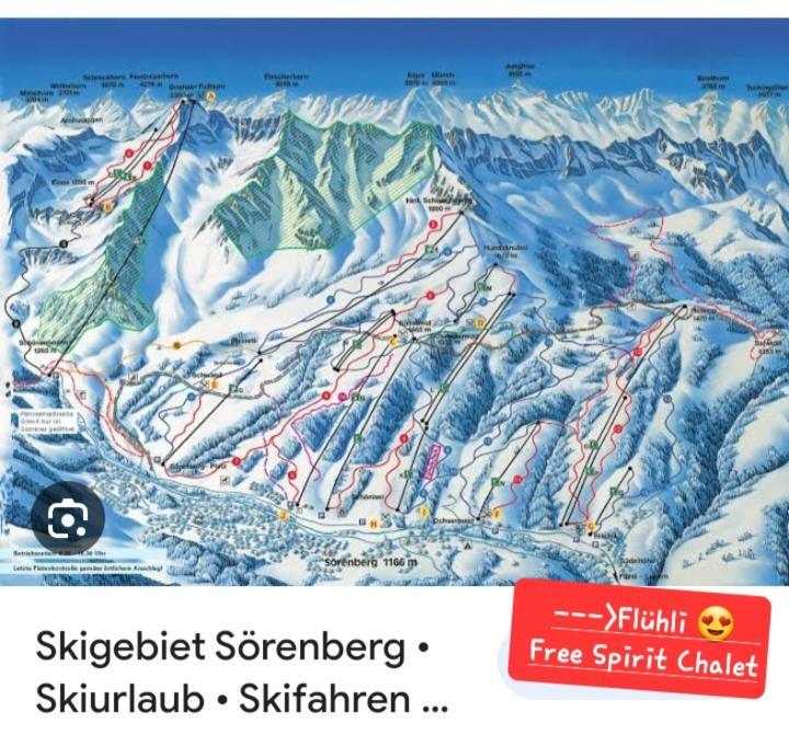 Free Spirit Chalet Flühli Esterno foto